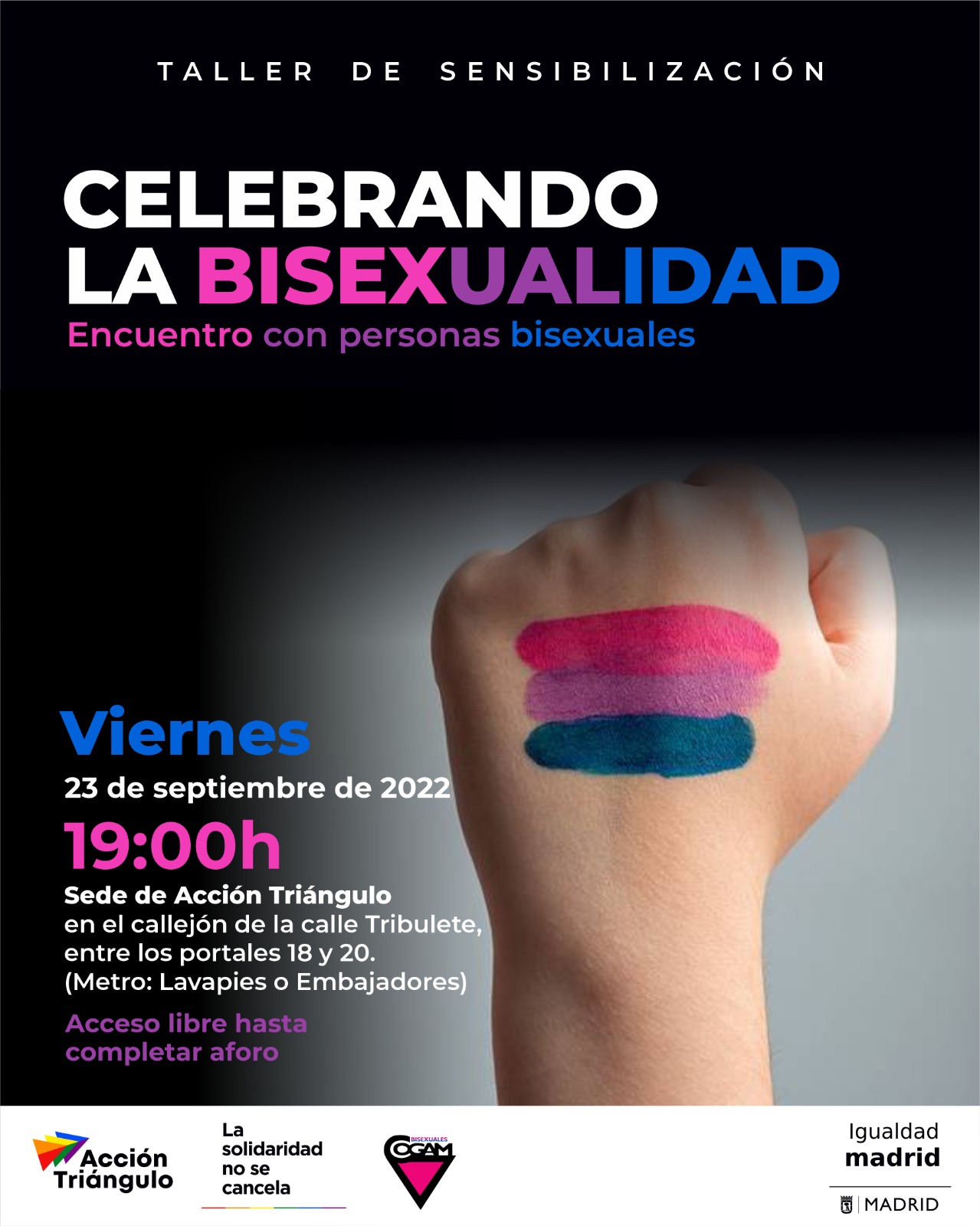 23-09-22 Taller de sensibilización - Celebrando la bisexualidad